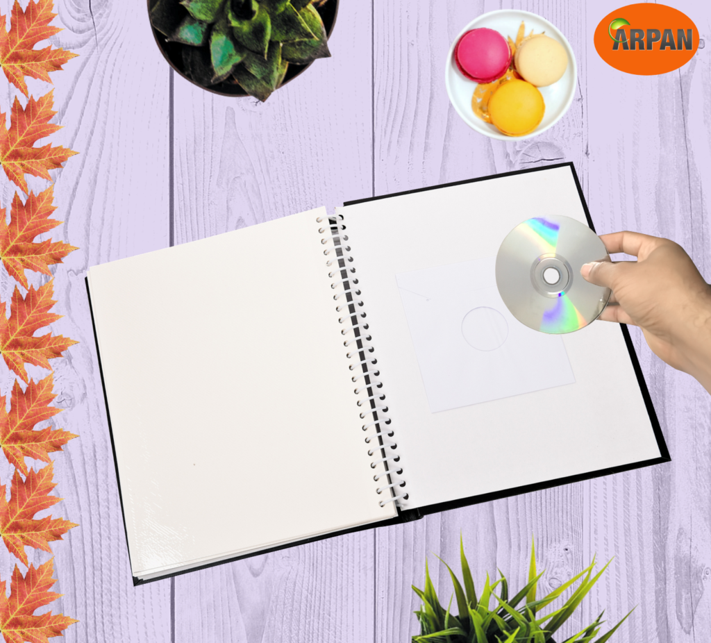 Self Adhesive Spiral Photo Album 36 Sheet Blue