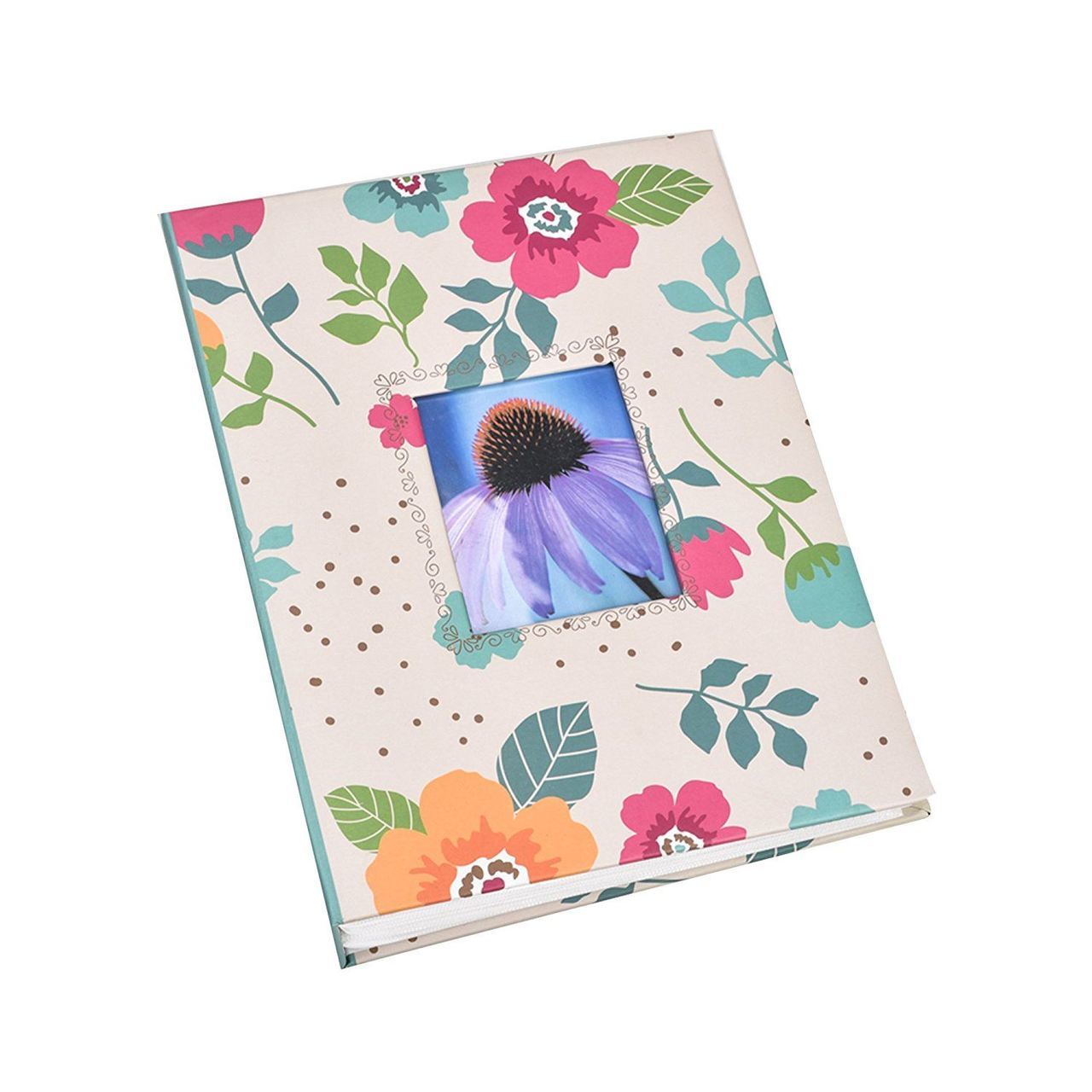 Floral Slip In Photo Album holds 200 Photos 5x7" Pack of 3