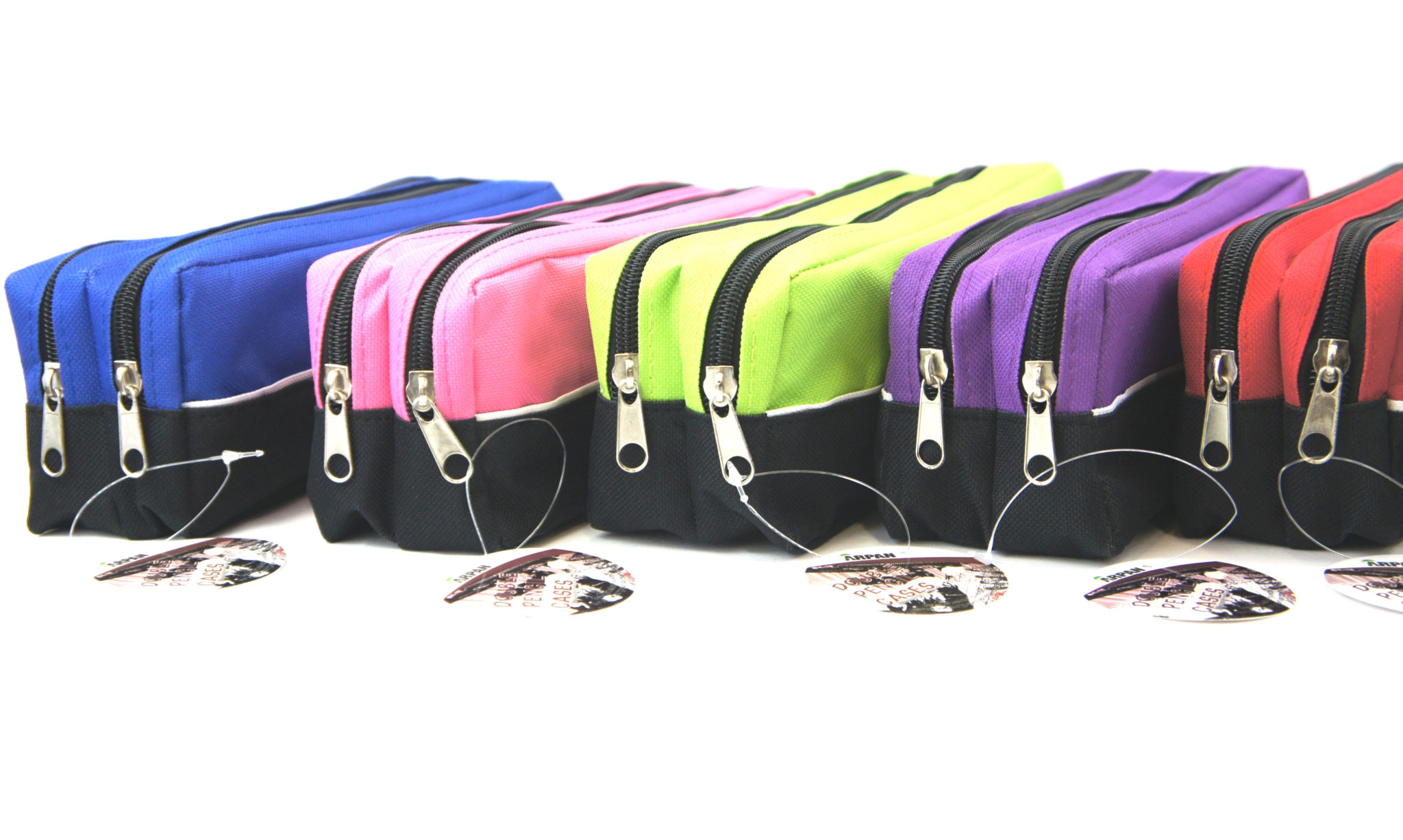 Buy Double Zip Fabric Pencil Case Stationery Claris World