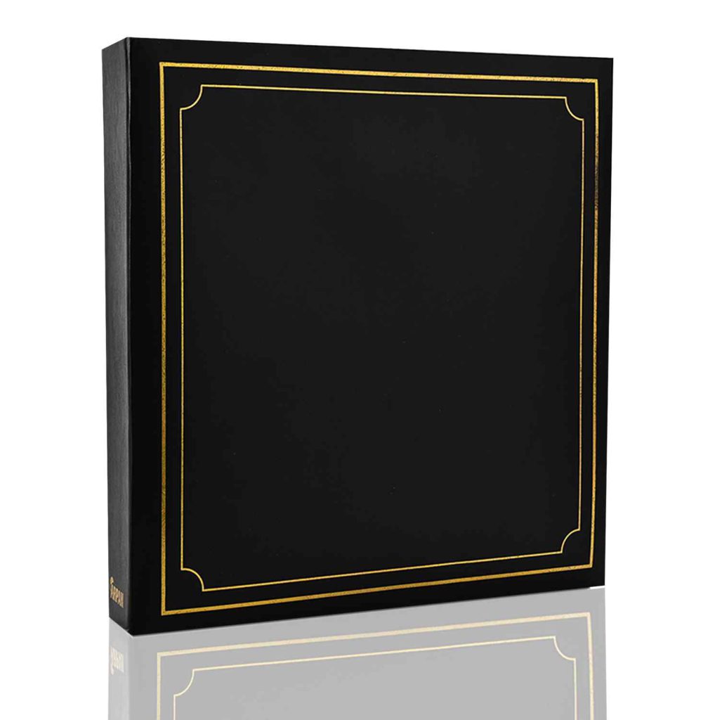 Photo Album 3 Ring Binder for 500 Photo's 6x4" Black Clarisworld