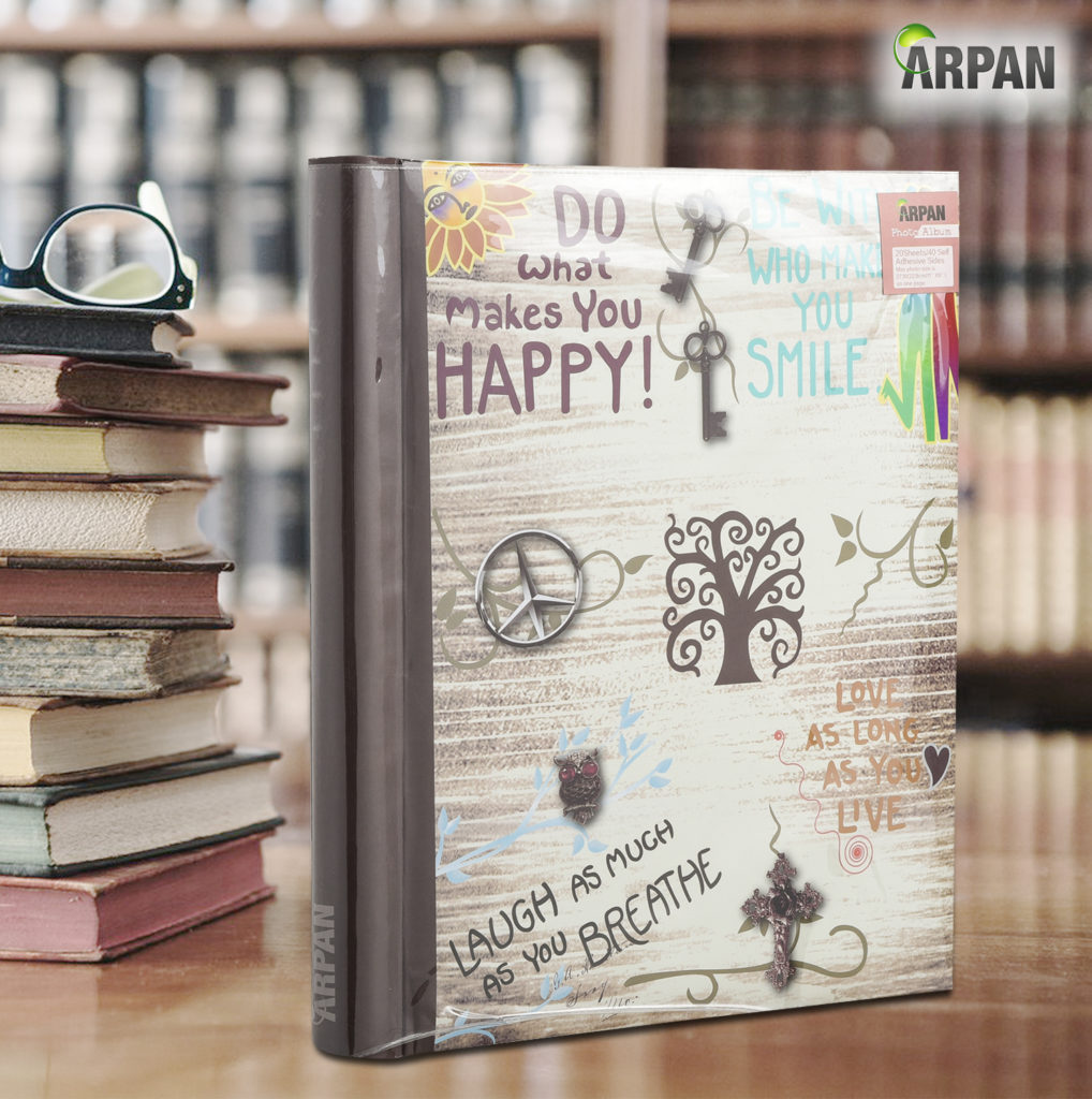 Photo Album Message Large Self-Adhesive Photo Albums - Life inspirational slogans Photo Album