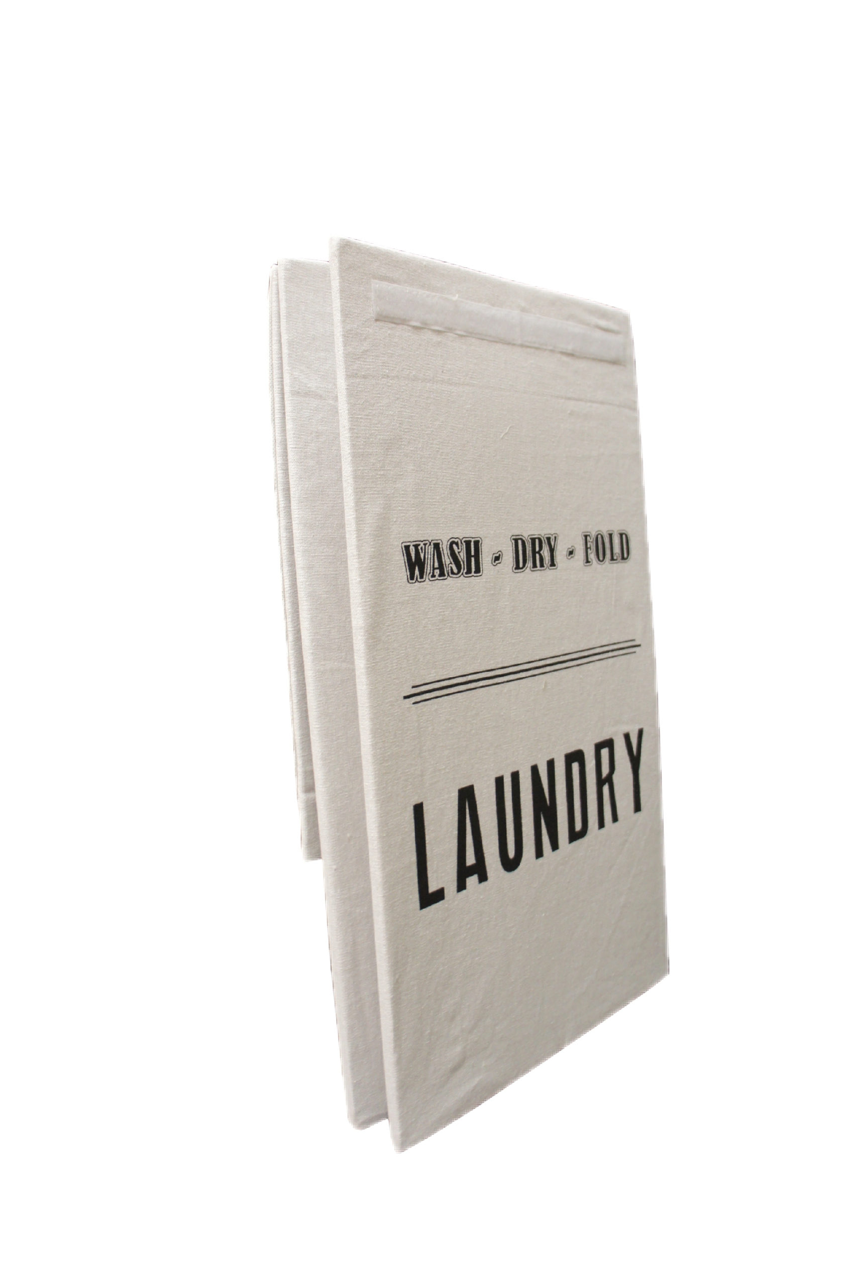 Laundry Basket Fabric Black clarisworld.co.uk