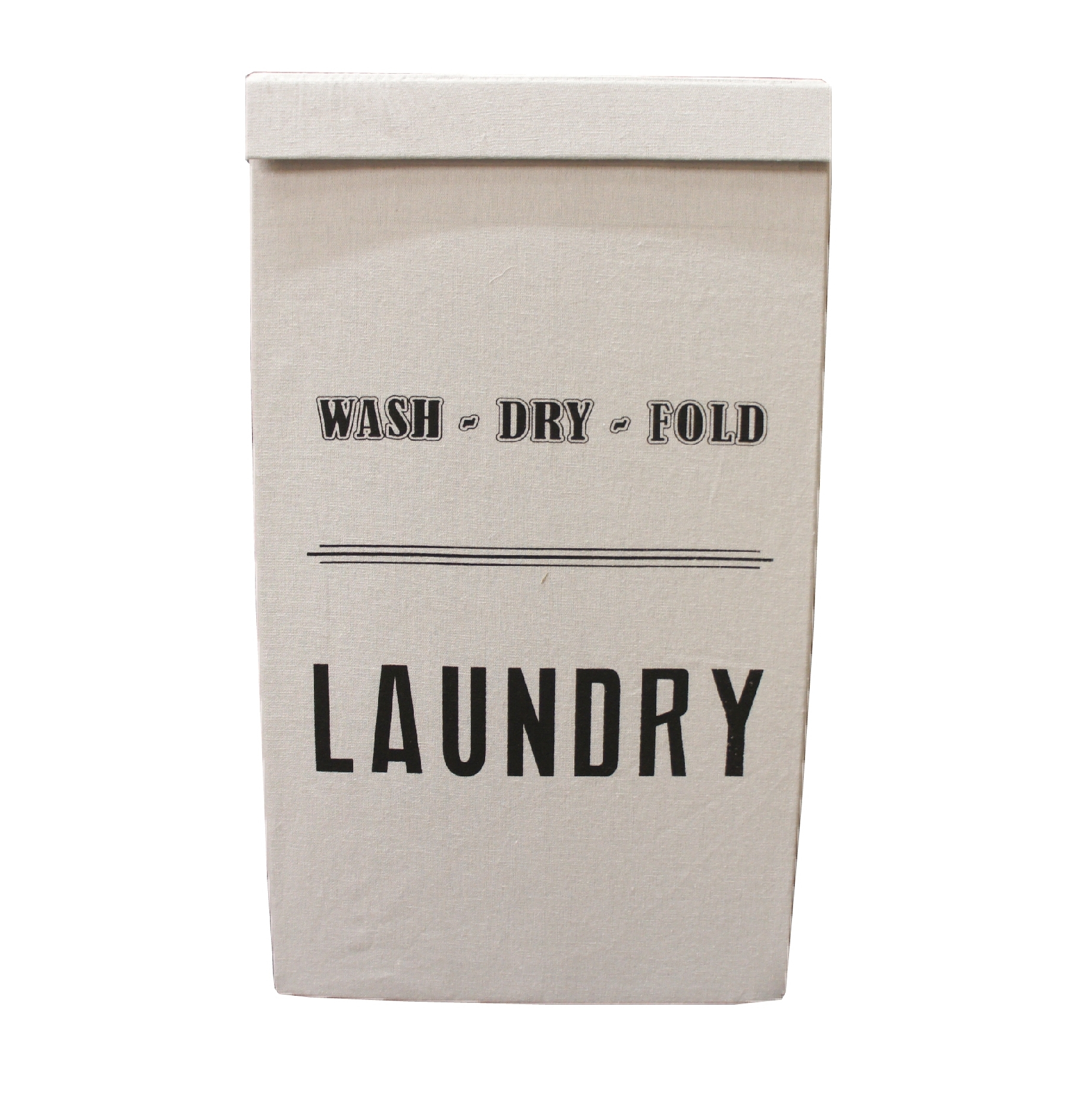 Laundry Basket Fabric Black clarisworld.co.uk