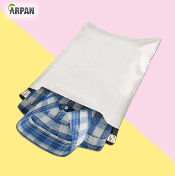 100 Pack SAWE Poly Mailers 6x30 Inch, White Plastic Shipping Bags, Self-Seal, Lightweight & Tear-Resistant