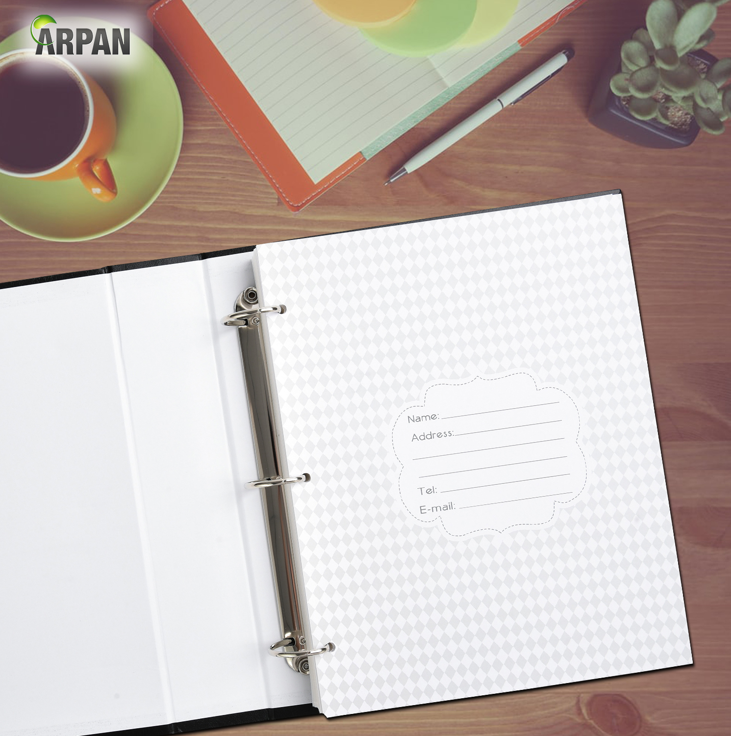 A4 Ring Binder Slip In 100 Pockets Photo Album Black Clarisworld