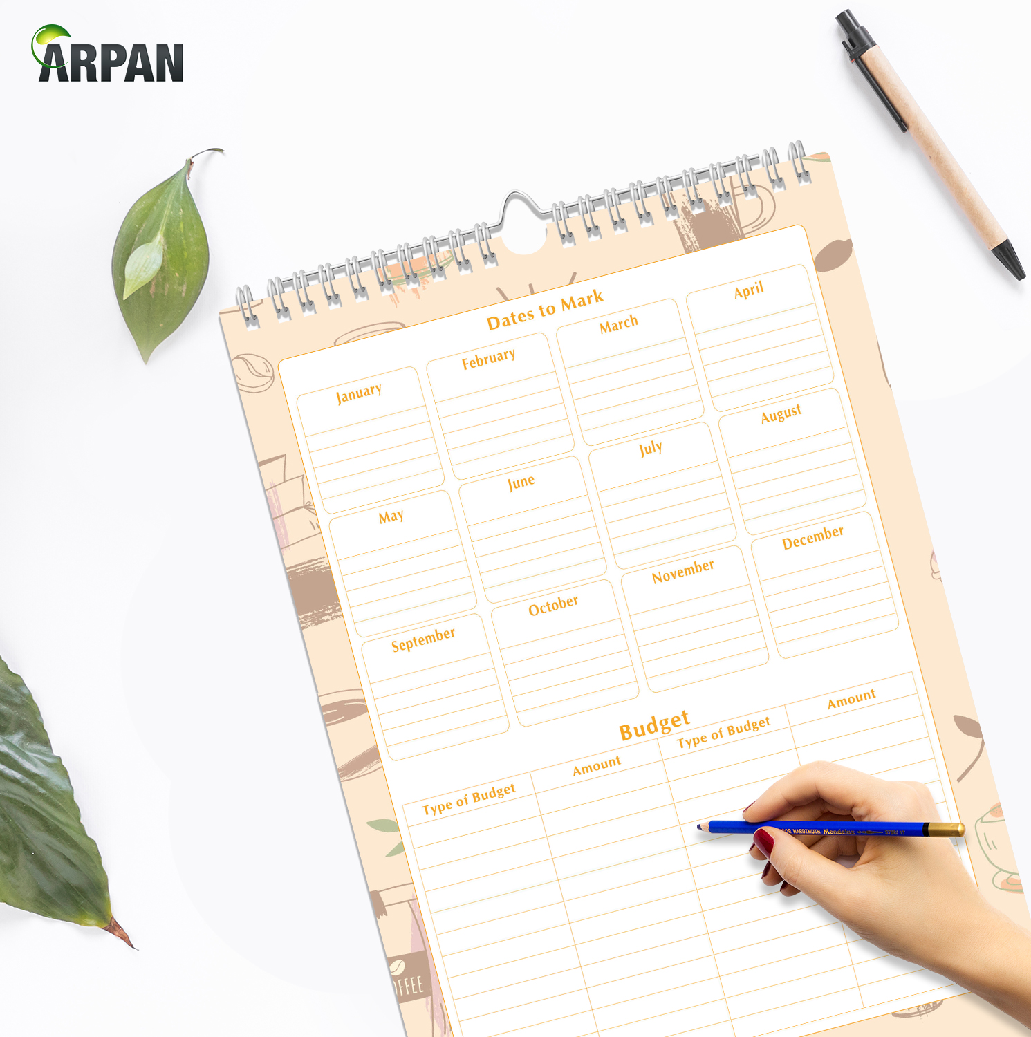 2022 Large A3 Family Organiser Calendar One Month to View Clarisworld