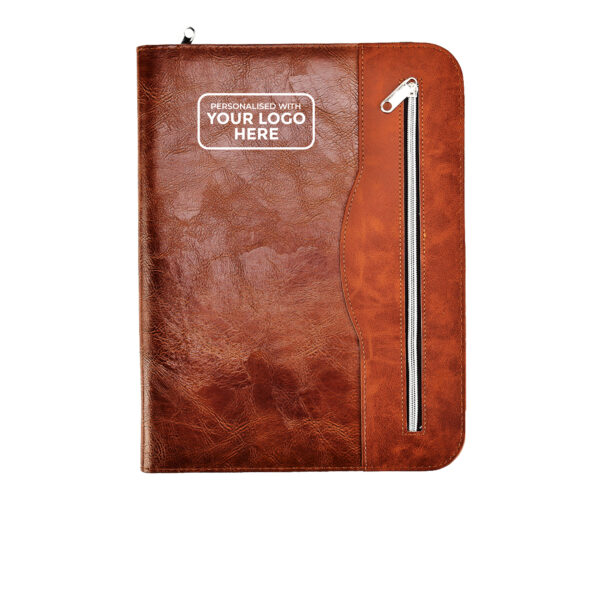 Arpan Personalised Custom Logo A4 Zipped Conference Folder, Executive ...